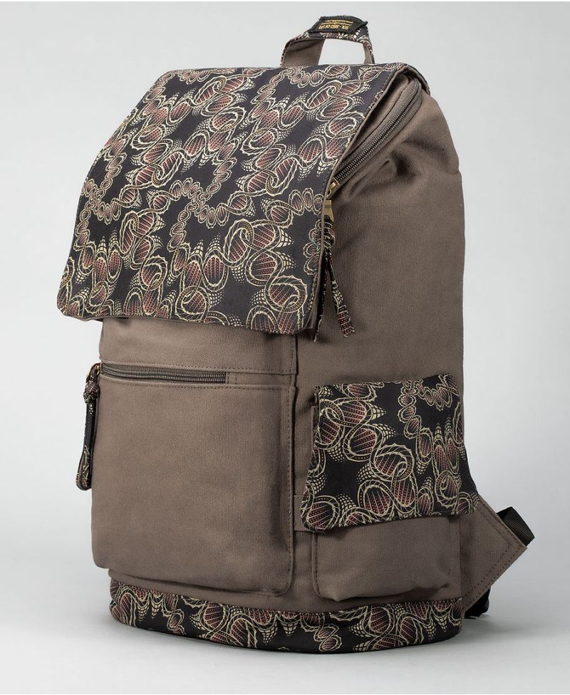 Designer Canvas Backpack Sac a Dos Casual Canvas Drawstring School Work  Travel Bag Rucksack