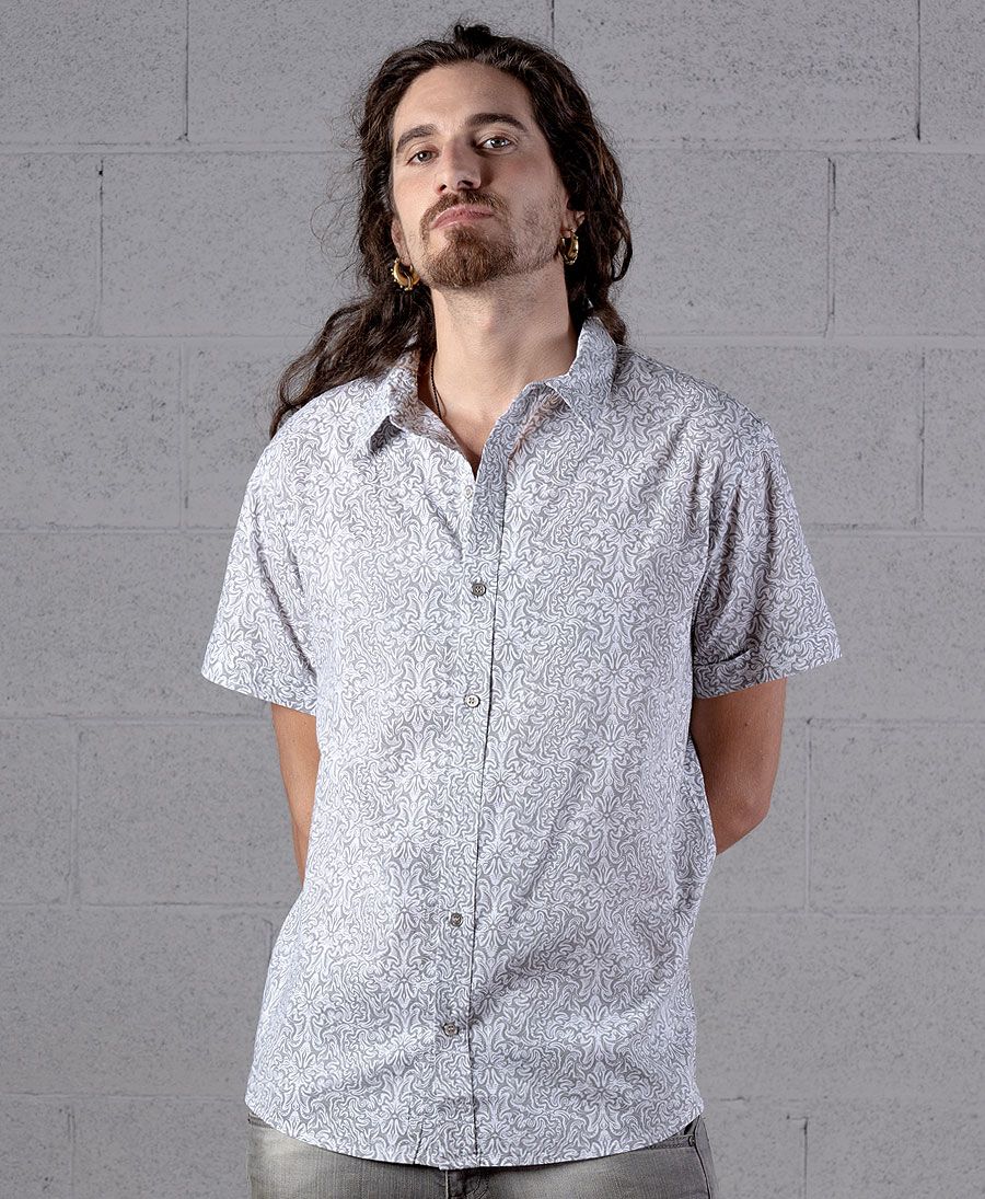 Psychedelic Clothing Mens Button Down Shirts Button Up Short Sleeves
